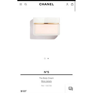 New in Box Chanel N°5 The Body Cream White/Gold 5 oz